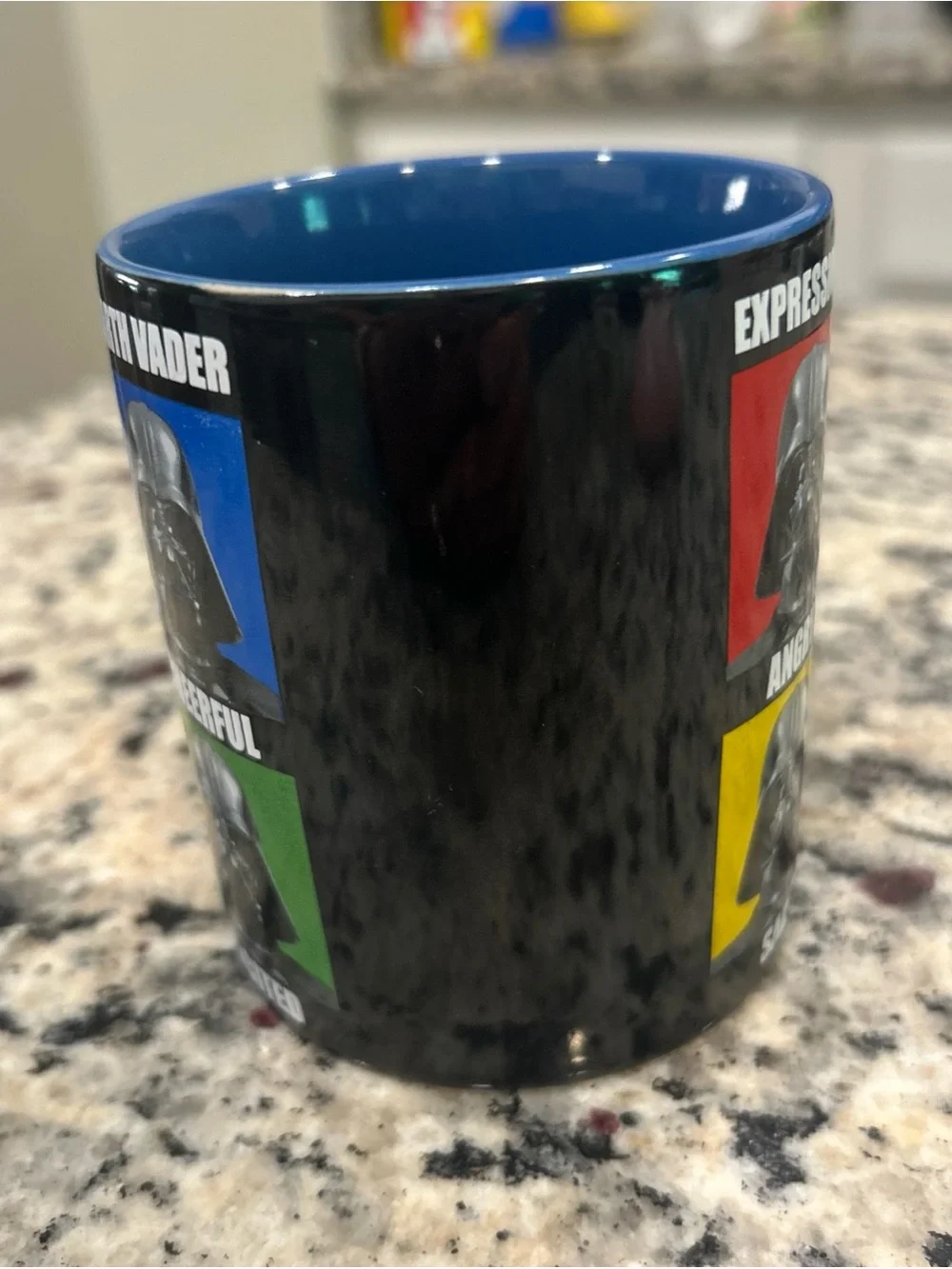 Expressions Of Darth Vader Mug Star Wars Coffee Cup 14oz